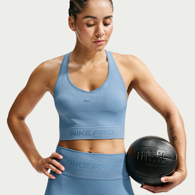 Nike Pro Seamless Women's Dri-FIT Cropped Tank Top. Nike.com